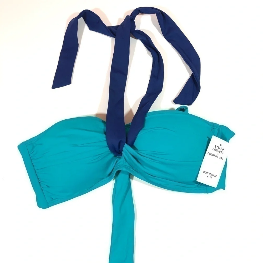 Ralph Lauren Bandeau Halter Bikini Top 6